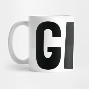 Simple & stylish Girl Mug